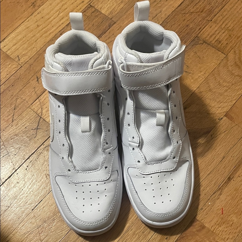 Nike Kids White High-Top Sneakers